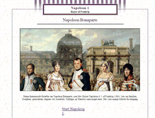 Tablet Screenshot of napoleon1.dk